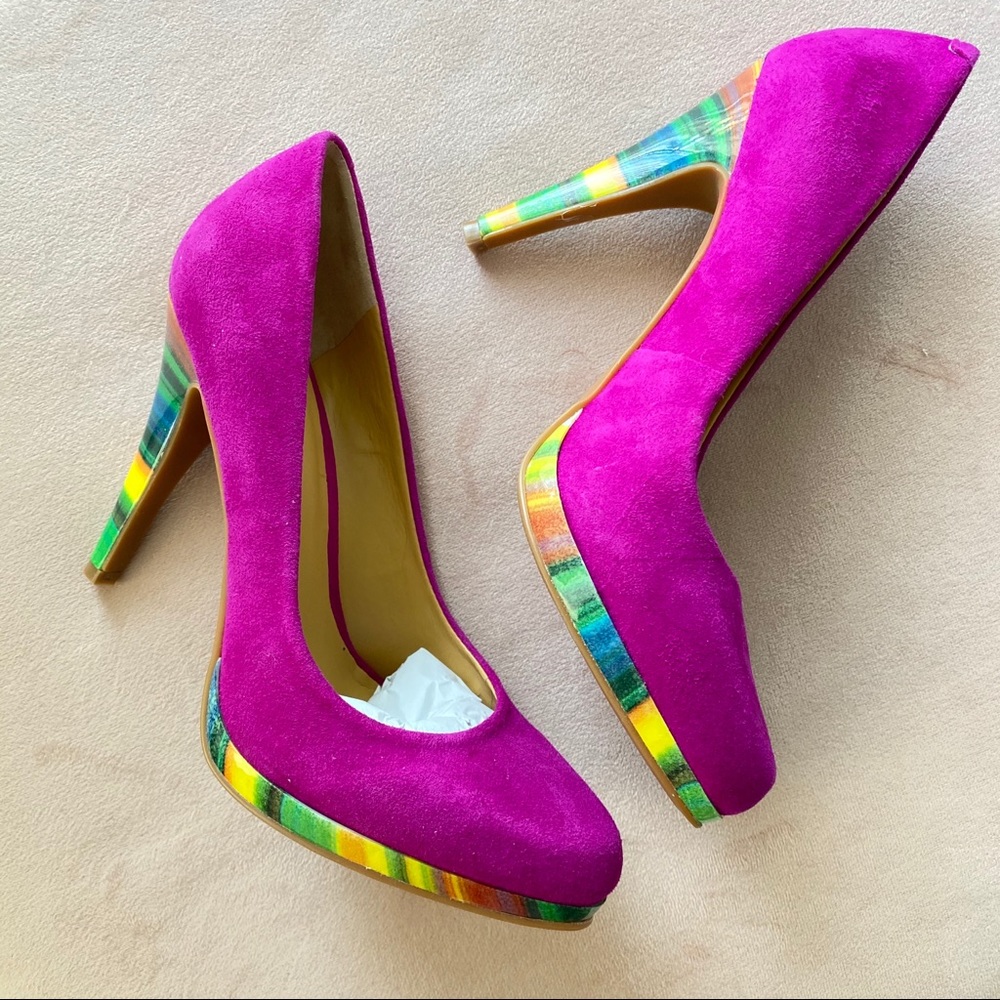 Nine West Fuchsia Pumps